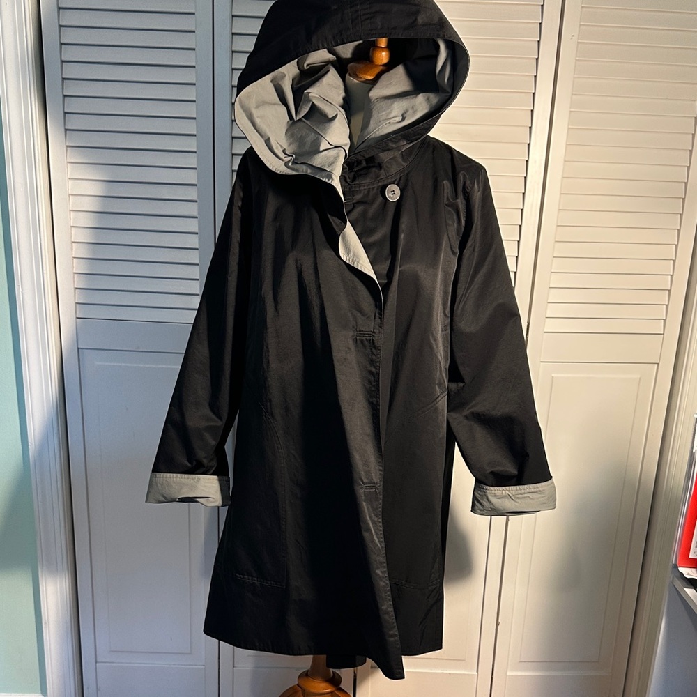 Eileen Fisher Reversible Raincoat